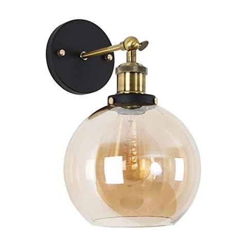 MiniSun Industrial Antique Brass Wall Light Cover