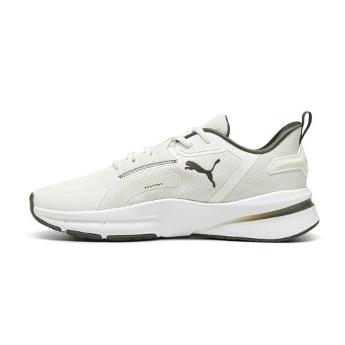 PUMA Mens Pwrframe Tr 3 Training Sneakers Shoes - Green, Off White3