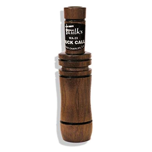 Faulk's Game Calls Deluxe Duck Call WA-33 BROWN