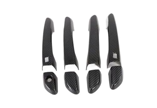 Autocollant de garniture de bol de poignée de porte voiture Hyundai Kona 2017-2020 style externe LHD