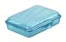 Produktbild Rotho Fun flache Vesperdose 0,45l mit Klickverschluss, Kunststoff (PP) BPA-frei, blau, 0,45l (16,0 x 11,0 x 4,0 cm)