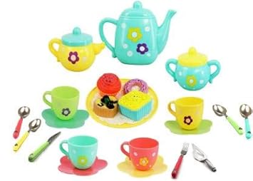 Tea Party Role Play Kitchen Set Toy for Kids
