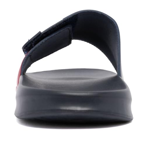 Image of Nautica Men's Athletic Slide Sandal, Adjustable Straps, Comfort Slip-On