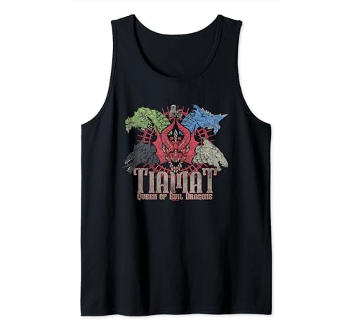 Dungeons & Dragons Queen of Evil Tiamat Tank Top, Black
