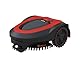 Güde Roboter Rasenmäher GRR 180.1 (Einstellbarer Arbeitsbereich 50m² bis 600m², 5-Fach einstellbare Schnitthöhe, 28 V, Li-Ion, 2 Ah), Rot/Schwarz