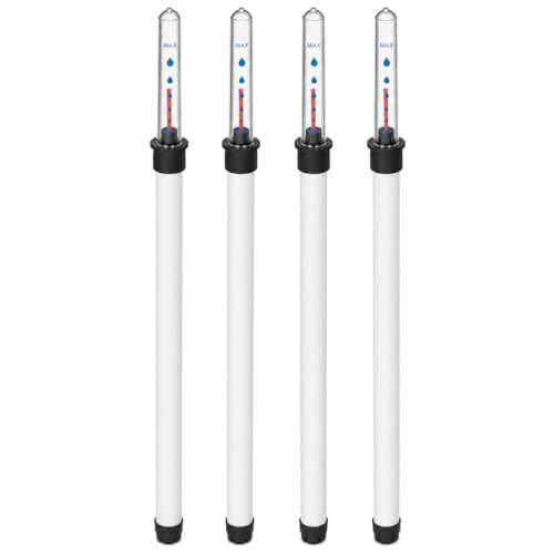 Garneck 4pcs 36cm Water Level Gauge for Plants Potted Plant Indicator: Watering Reminder Sticks Shortage Monitor for Indoor Outdoor Pots Planter Insert