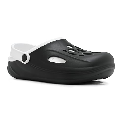 Image of Classic EVA Sports Clogs for Men & Women | Casual Lightweight Breathable Waterproof Anti-Skid Slip-On Clogs with Adjustable Back Strap | Comfortable Garden Walking Clogs Footwear | TCG-6004