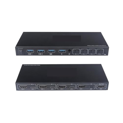 Commutateur KVM 4 ports pour contrôler quatre PC avec un seul moniteur - 5