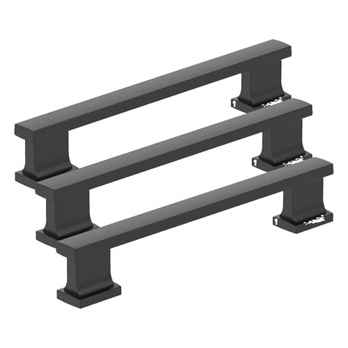 Image of Amerock 10BX37092MB | Matte Black Cabinet Pull | 5-1 /16 inch (128mm) Center-to-Center | 30 Pack | Triomphe | Furniture Hardware