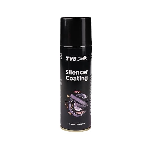 Image of TVS Silencer Coating Spray for Bike, Prevent Rust and Leak, Diesel wash Resistance (160g)