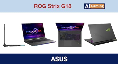 ROG Strix G18 - Laptop da gioco AI 2025 Copilot + PC 18" 2.5K Nebula 240Hz Display (Ryzen 9 8940HX, GeForce RTX 5070 8GB, 32GB DDR5, 1TB SSD, RGB KB, WiFi 6E, BT 5.4, Win 11 Pro) con Hub DKZ - Notebook - Immagine 1