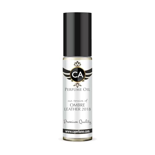 CA Perfume Impression of Ombre Leather 2018 Unisex Eau De Parfum Leather Scent Long Lasting Unisex Fragrance Travel Size TSA Ready for Day and Night Wear 0.33 Fl Oz 10ml