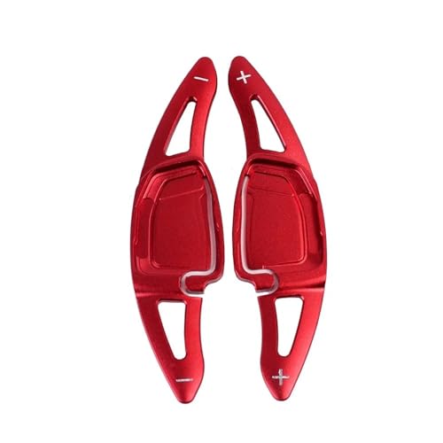 �p�h�� �G�N�X�e���V���� �̂��߂� (RS3/RS5/RS6/RS7) 2021-2024 �̂��߂� E-tron GT 2022-2024 �J�[�X�e�A�����O�z�C�[���V�t�g�p�h���V�t�^�[ �����V�t�^�[�X�e(Red)