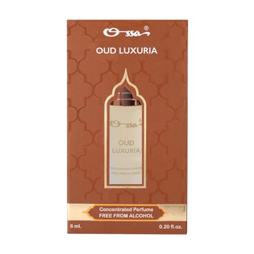 Image of Ossa Oud Luxuria Concentrated Perfume 6ml | Alcohol Free Roll On Attar for Men and Women | Premium Long Lasting Unisex Fragrance With Chypre, Floral And Leathery Notes | Discover Your Timeless Scent