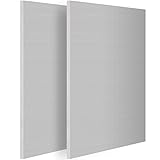 Aluminum Sheet, HAKZEON 2PCS Premium 6061 Aluminum Sheet Metal 6 x 12 x 1/4 Inch Thickness Rectangle Metal Plate Covered with Protective Film Heat Treatable Aluminum Sheets for Crafting