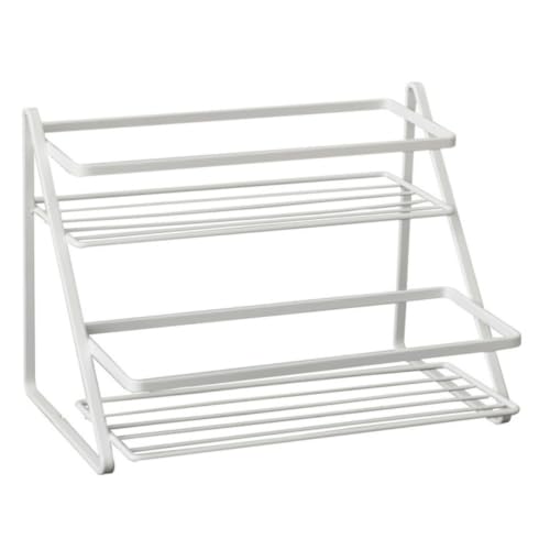 Gatuida Seasoning Bottle Rack Carbon Steel Storage Rack with Large