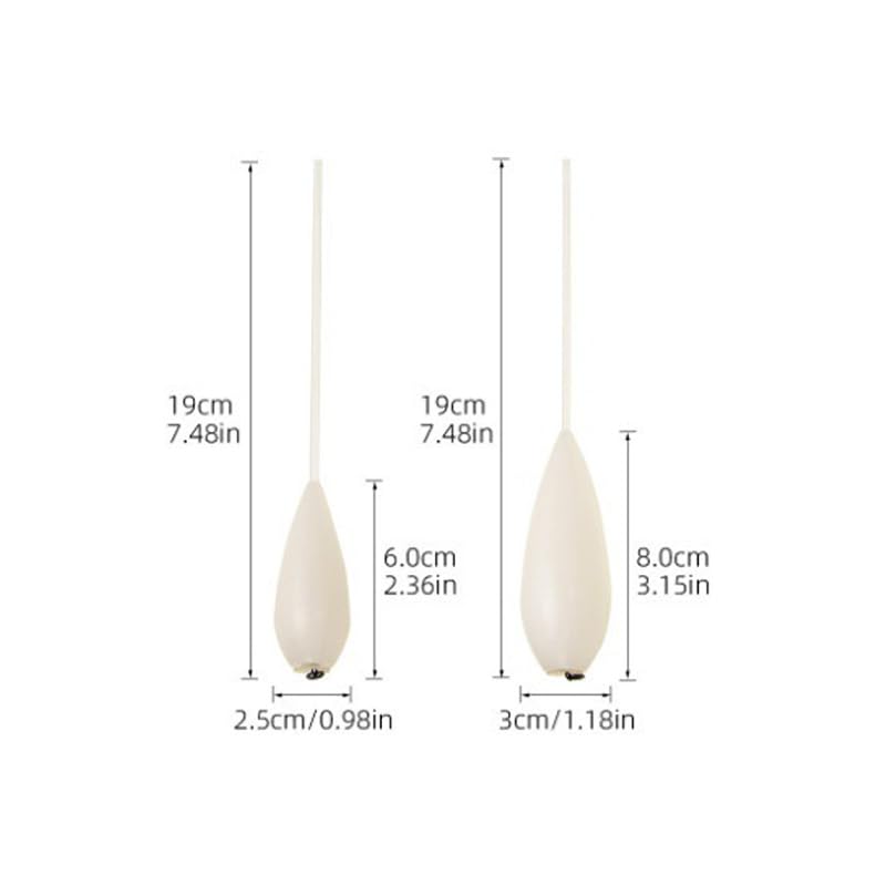 Flotadores para pesca de carpa acrílicos 15g/30g, set de 2 miniatura 2