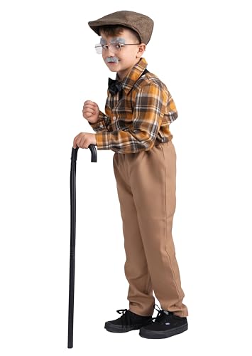 Disfraz Completo Niño Viejo Grandpa Talla XL