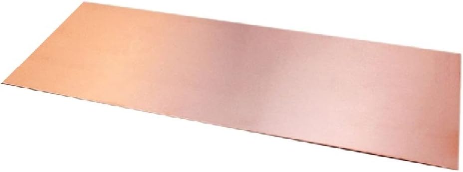 ALEAF Pure 99.9% Copper Plate for Making Structured Water 3.5 X 12inch with 1mm thickness (15 Liters Thick copper sheet)