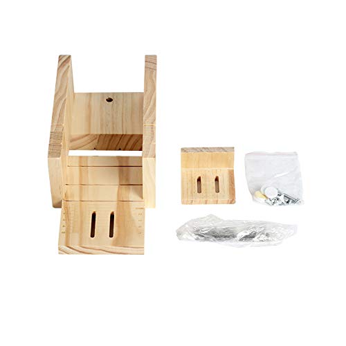 Zeepvorm, 1200 ml, zeepvorm, zeepvorm met houten doos, siliconen vorm, herbruikbaar, gemakkelijk te reinigen, zeepvorm voor handwerk, zeepproductie, doe-het-zelf