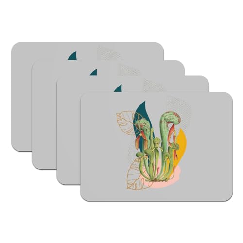 Dessous de table grand format lavable set de table jungle lot de 4