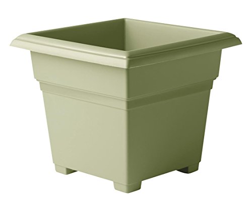 Novelty 26180, Sage, Countryside Square Tub Planter, 18-Inch