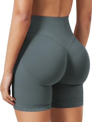 Custom Logo Compression Scrunch Butt Contour Shorts Seamless Butt
