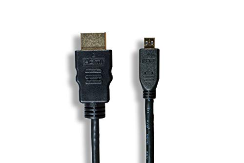 Cablelera Micro Hdmi To Hdmi 34Awg 1', Black Color (Zc95B1Mm-01) #TOP1