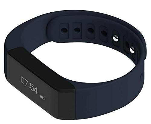 SKEIDO I5 Plus Smartwatch Bluetooth 4.0 Bracelet Sleep Tracker Fitness for Android iOS - Dark Blue