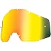 100% Racecraft Adult Replacement Lens MotoX Motorcycle Eyewear Accessories - Gold Mirror/Smoke Anti-Fog - One Size