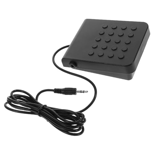 VICASKY Universal Midi Pedal for Piano Keyboard Metal Abs Material Easy to Install for Digital Instruments 3.5mm Connection Black