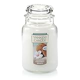Yankee Candle Company COCONUT BEACH, Large Jar, White