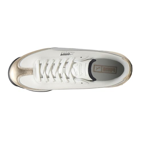 PUMA Womens Easy Rider Mixed Metals Metallic Lace Up Sneakers Shoes Casual - White - Size 6 M4