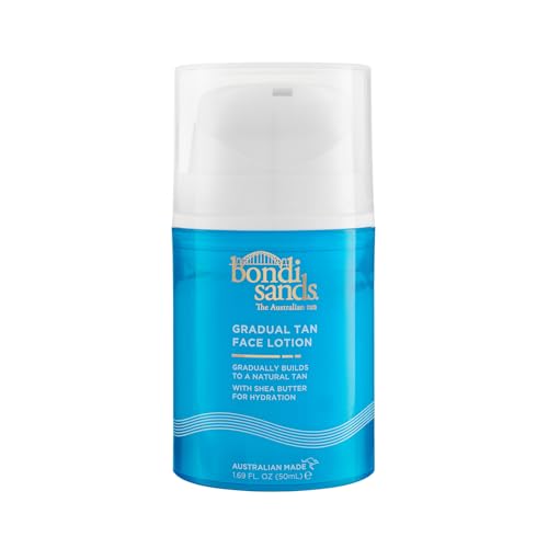 Bondi Sands - Gradual Tanning Face Lotion - Selbstbräuner für das Gesicht, All-In-One Gesichtscreme für einen natürlichen Glow, feuchtigkeitsspendend, für sensible Haut, 50 ml Bondi Sands - Gradual Tanning Face Lotion - Selbstbräuner für das Gesicht, All-In-One Gesichtscreme für einen natürlichen Glow, feuchtigkeitsspendend, für sensible Haut, 50 ml