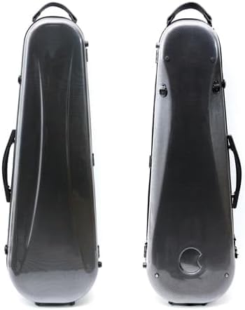 Estojo Para Viola 15-16 Ih Ajustável Caixa De Viola Forte Fibra De Carbono Casca Dura, Black, case-51