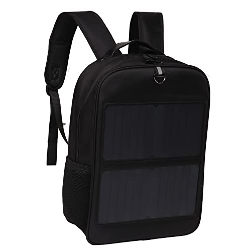 Mochila Ergonômica de Energia Solar Com Alça e Porta de Carregamento USB 14W