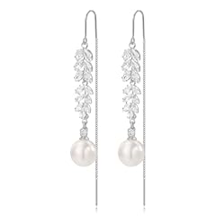 White Gold Plated Big Pearl