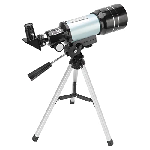 Qudinip Telescopio Astronómico para Niños, Refractor Portátil de Apertura de 2,8 Pulgadas para Observar Las Estrellas, Paisajes Al Aire Libre, Niños y Adultos