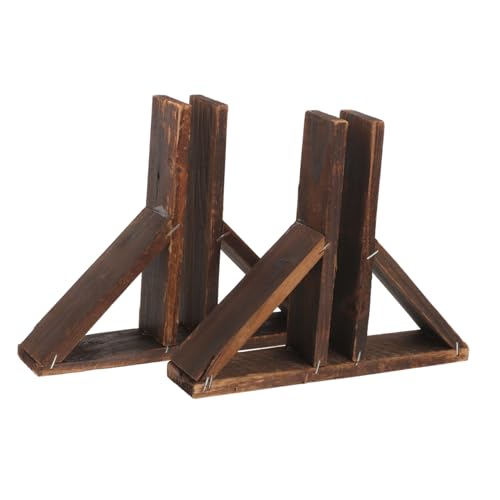 Supvox 2stücke Holz Zaunpfosten Für Gartenzaun Zaunstütze Mit Befestigungslöchern Zaunpfähle Für Sichtschutzzaun Zaunzubehör Für Beidseitige Montage