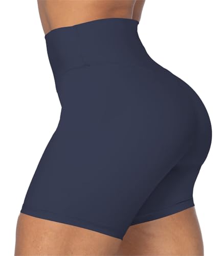 Image of Sunzel No Front Seam High Waist Biker Shorts for Women, Squat Proof Yoga Workout Gym Bike Shorts | 3, 5 Or 8-Inch Inseam, High Waisted, Tummy Control, No Front Seam, Buttery Soft, Compression Fit, Squat Proof