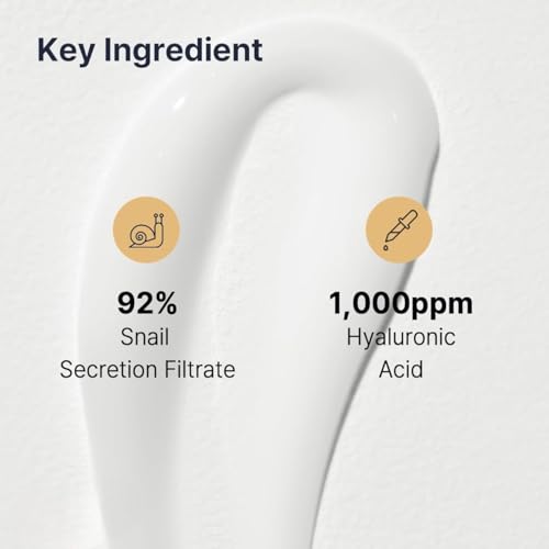 Image of Snail Mucin 92% Repair Serum Cream - Face Moisturizer Hydrating Anti Age Firming Wrinkle Reduction Daily Repair Snail Mucin Face Cream for Dry & Sensitive Skin, All Skin Types-100 g /3.52 oz