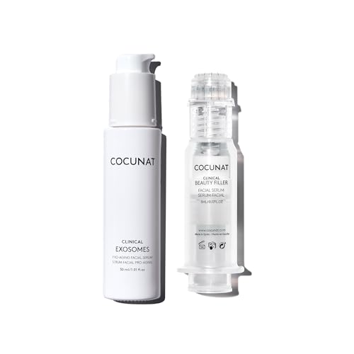 COCUNAT - CLINICAL BEAUTY FILLER + CLINICAL EXOSOMES - Dúo Lifting Antiarrugas - Estimula Colágeno - Redefine tu óvalo facial - Combate el descolgamiento