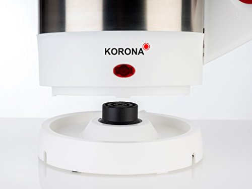 Korona electric Edelstahl Wasserkocher, 2200 W, Weiß – Bild 3