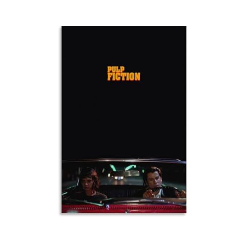 DOLNJUH Pulp Fiction - Póster decorativo para pared, diseño de famosa película icónica y popular serie de televisión, 30 x 45 cm, estilo sin marco