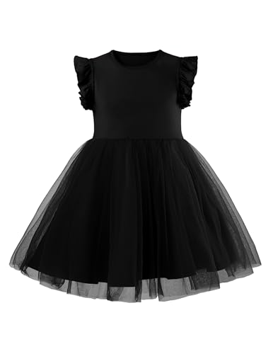 Toddler Tutu Dress Girls Ruffle Tulle Dresses Cute Summer Party Princess Sundress