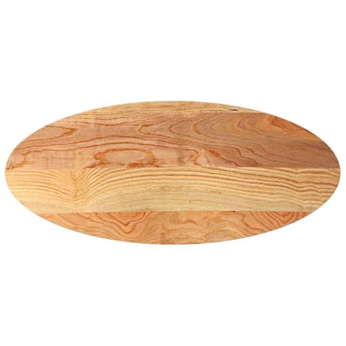 Plateau de table en chêne massif marron clair idéal pour bureau ou table basse - 2