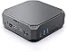 Produktbild Mini PC, 8 GB RAM + 128 GB, Intel Celeron J3455, Windows 10 Pro, Unterstützt 2.5" HDD/SSD/2.4G + 5G Dual WiFi/Bluetooth 4.2 4K Mini Micro Computer Desktop PC