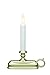 Xodus Innovations FPC1525P-6 Battery Operated LED Window Candle with New Hot Spot Technology and Dusk to Dawn Light Sensor, Plastic Silver/Pewter Base (Pack of 6)