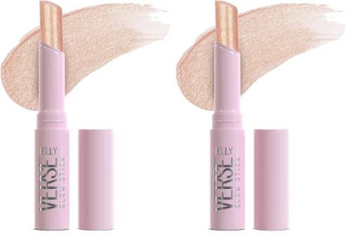 Image of Swiss Beauty Jelly Verse Eyeshadow Glow Stick | Rich Colour Payoff | Crease-Proof | Sparkling Shine | 6 Stellar Shades | Shade- 5. Orbit Gleam, 3g (Pack of 2)
