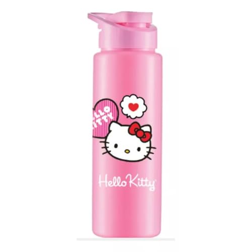 Garrafa Squeeze Hello Kitty 750 ml BPA FREE (Rosa Claro)